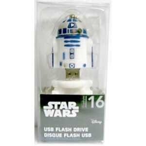 Star Wars R2-D2 16GB USB Flash Drive With Chain Disney Sealed New
